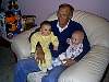 Dad with Keirsten and Hanna