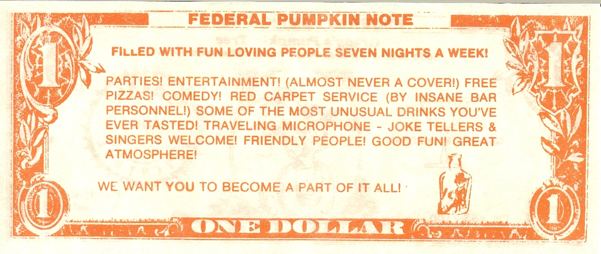 Pumpkin Tree Dollar - Back